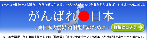 がんばれ日本 - 復旧復興への取組み