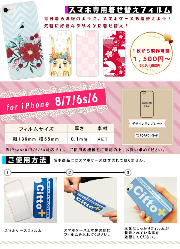 オリジナルスマホ専用着せ替えフィルム Citto